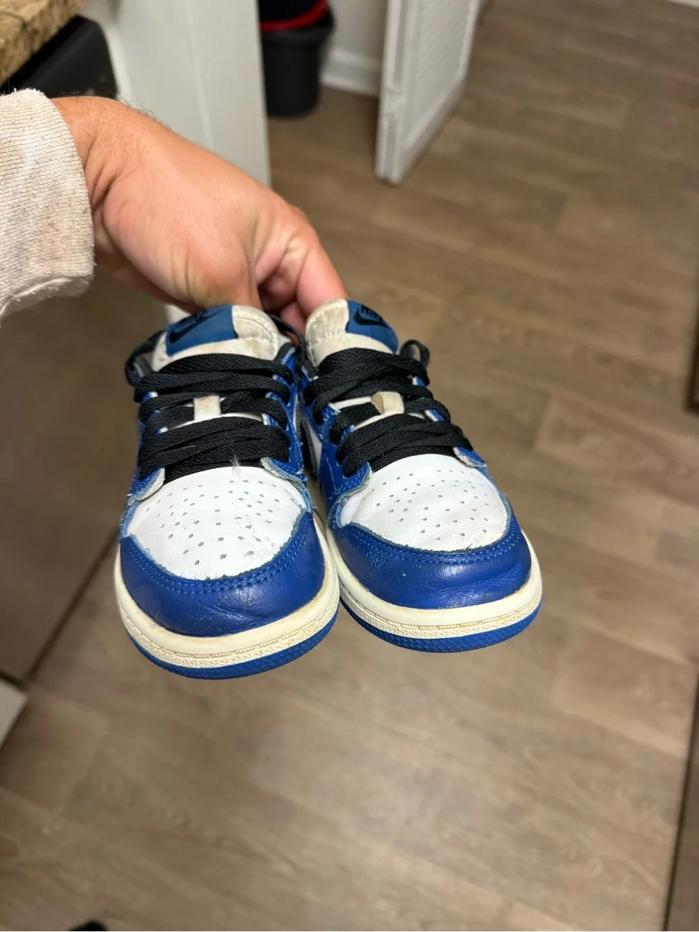 Nike Air Jordan 1 Retro Low Game Royal Blue White FQ5436-140 PS Size 12C Used